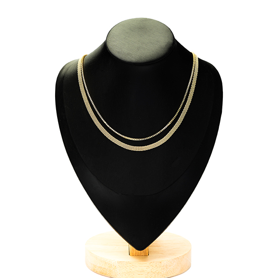 double layer shell necklace